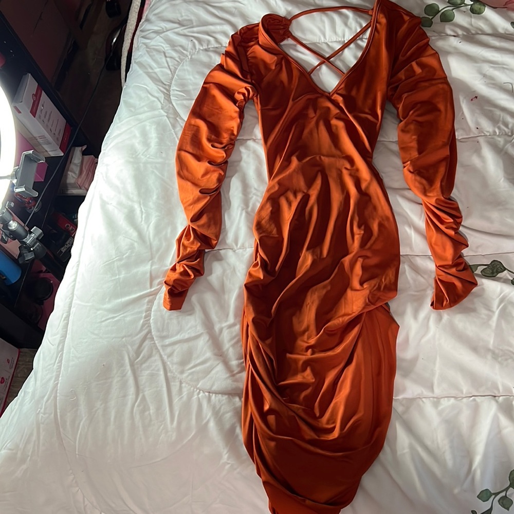 Nice orange dress